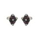 Set of 2 Oxidised Multi Colored AD studded Adjustable Toe Rings