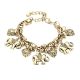 Elephant Design and Heart Charm Fashionable Anklets For Woman and Girls