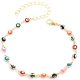 Artifical Imitation Jewellery Devil Evil Eye Gold Chain Anklet Payal