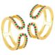 Cubic Zirconia Studded Adjustable Toe Rings Stylish Bichiya Jewellery Gift for Women