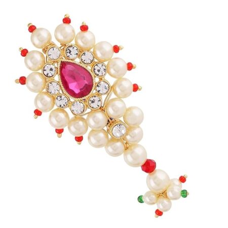 Maharashtrian Nath Saree Pin – Pallu & Dupatta Clip for Women