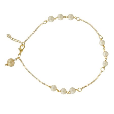Traditional Gold Plated Delicate Light Weighted Chain Anklet Payal
