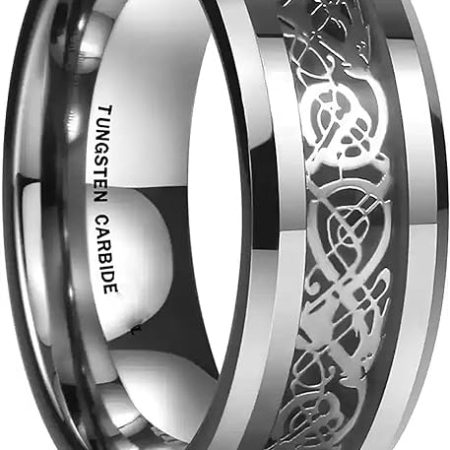 Stylish Trendy Silver Dragon Ring