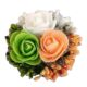 Tricolor Brooch Badge Pin For Independence /Tiranga Flower Pins