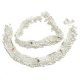 Beads Studded Silver Anklet for Women/Girls