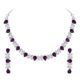 Princess Style AD Crystals/Stones Necklace with Earrings Jewellery Set for Women/Girls - Wedding Jewelry/Party & Festival Accessories