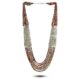 YouBella Fashion Jewellery Antique German Silver Oxidised Plated Tribal Cotton Thread Jewellery Necklace Earring Set for Women & Girls.(Valentine Gift Special).